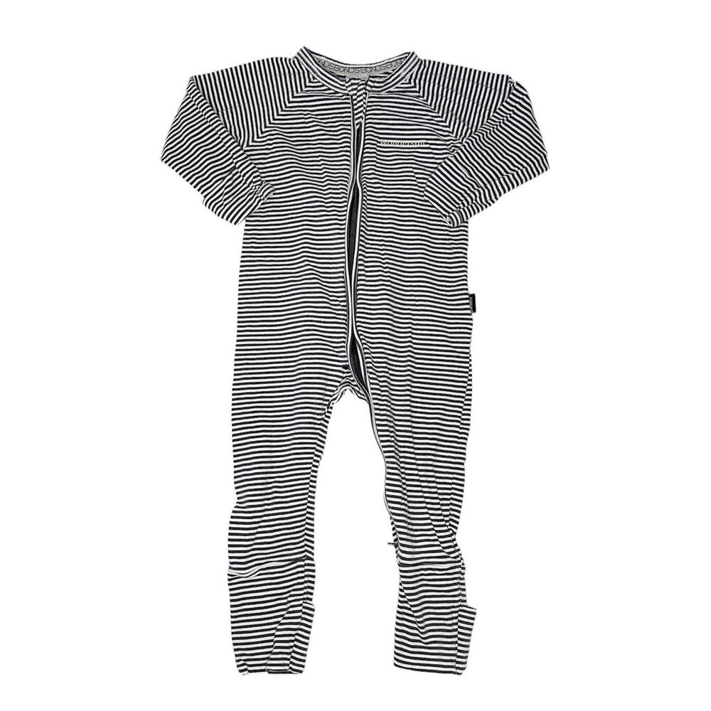 Bonds Striped Zip Wondersuit Size 6-12 Months